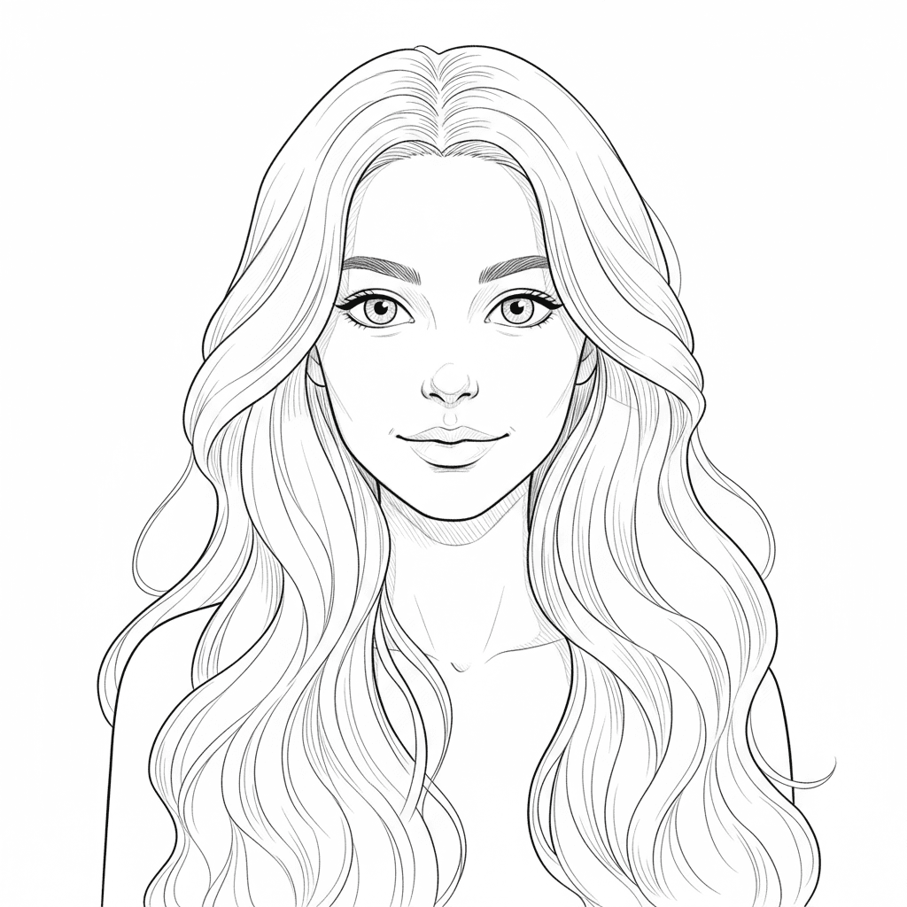 Line Sketch style example